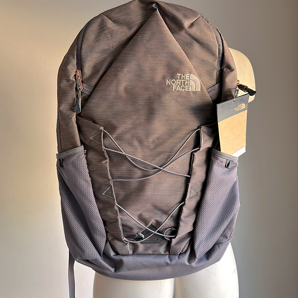 grey and rose gold north face backpack The Women's Surge Lux The North Face Borealis backpack is not just a bag Rose Gold North Face Backpack